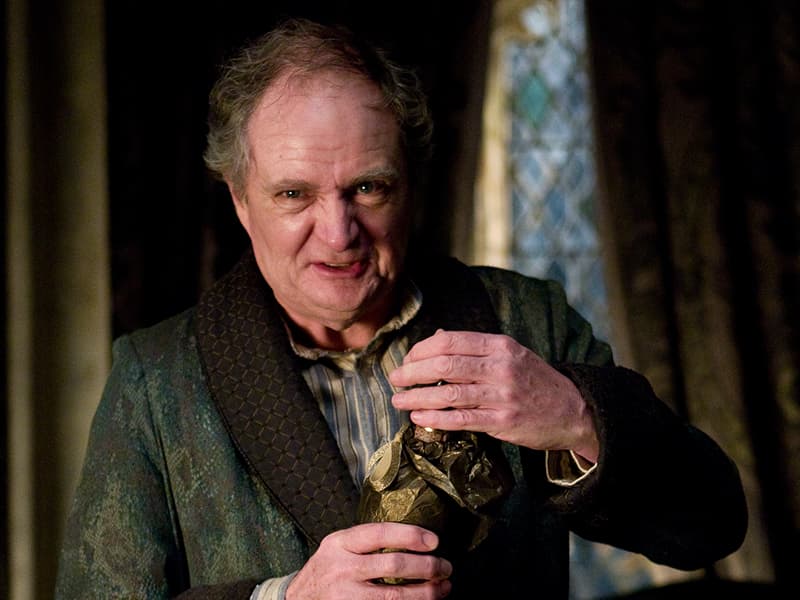 Horace Slughorn in Harry Potter and the Half-Blood Prince. Image © Warner Bros.