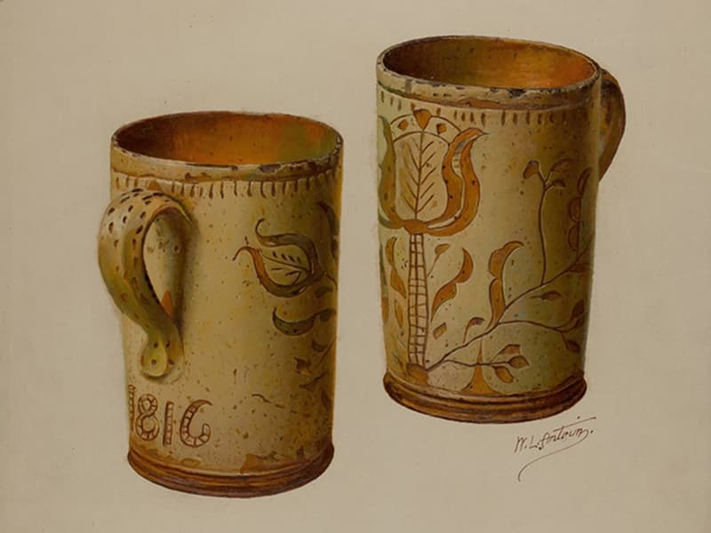 Pa. German Drinking Mug (c. 1938), William L. Antrim